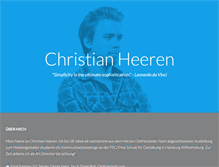 Tablet Screenshot of christianheeren.com